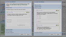 Chat Window customisation