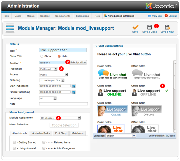Joomla-1.6-configure-chat-module