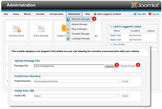 Joomla-1.7-install-chat-module