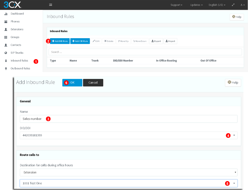 User Manual - IP PBX Configuration - 3CXv15 | GoTrunk