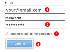 Login form